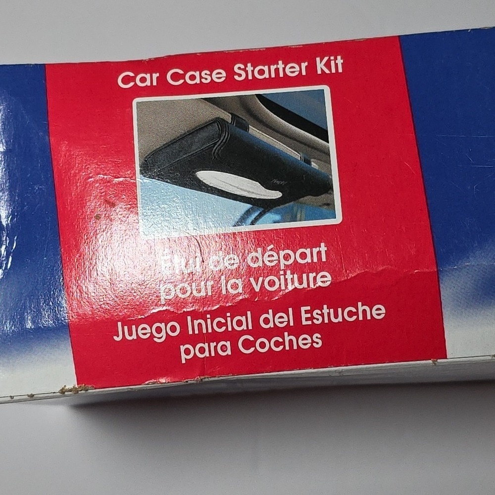 Tempo Car Visor Tissue Holder Car Case Starter Kit 2000 NEW - Picture 5 of 6